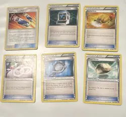 Pokemon TCG Lot - 6 Trainer Cards Custom Catcher, Communication, Sacred Ash - Image 1