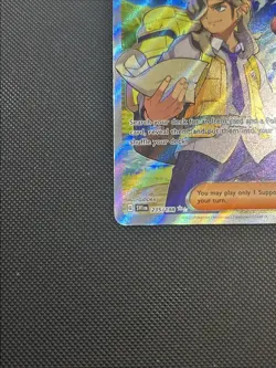 Pokemon TCG Scarlet & Violet Arven Trainer Full Art Ultra Rare Holo Card 235/198 - Image 4
