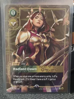 Riftbound METAL Card – Leona Radiant Dawn - Bologna Prize Wall Exclusive - Image 1