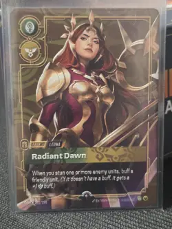 Riftbound METAL Card – Leona Radiant Dawn - Bologna Prize Wall Exclusive - Image 2
