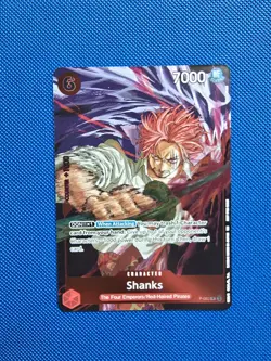 Shanks P-083 Promo Card, One Piece TCG Engliah - Image 1