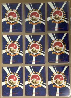 (9) Vintage Nintendo Pokemon Pocket Monsters Japanese Trading Cards Lot Mint! - Image 5