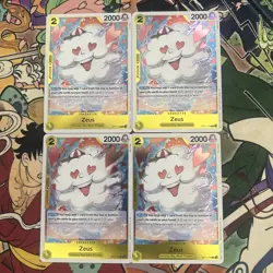 OP11-106 Zeus : Rare English One Piece TCG Card : OP11 x4 - Image 2
