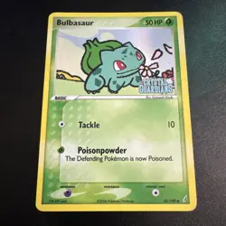 Pokemon TCG Bulbasaur Crystal Guardians Reverse Holo Card 45/100 - Image 1