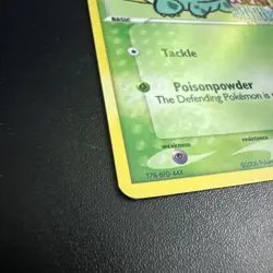 Pokemon TCG Bulbasaur Crystal Guardians Reverse Holo Card 45/100 - Image 3