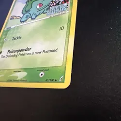 Pokemon TCG Bulbasaur Crystal Guardians Reverse Holo Card 45/100 - Image 5