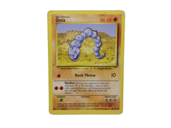 Pokemon Base Set 1999 Unlimited Print Onix Card #56/102 Common Used VGC - Image 2