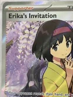 Pokemon Scarlet & Violet Erika's Invitation Ultra Rare Card 196/165 151 Series - Image 3