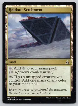 Holdout Settlement Oath of the Gatewatch MTG Foil NM - Image 1
