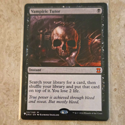 Vampiric Tutor Eternal Masters Regular Mythic Black Instant EN #112/249 - Image 1