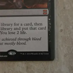 Vampiric Tutor Eternal Masters Regular Mythic Black Instant EN #112/249 - Image 3
