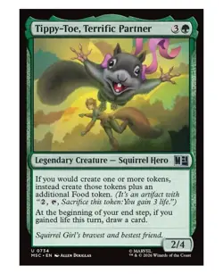MTG Tippy-Toe, Terrific Partner Marvel Super Heroes Commander Jumpstart #734 - Image 1