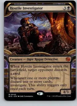 Hostile Investigator | The Big Score BIG 40 | NM | MTG - Image 1