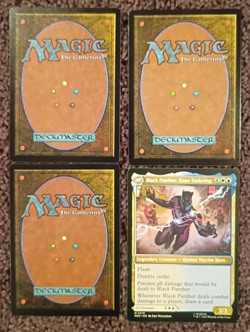 MAGIC THE GATHERING MARVEL SUPERHEROES LOT OF 4 Doom, Cosmic Cube, King T'Challa - Image 4
