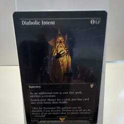 Diabolic Intent - MTG LOTR Tales of Middle-earth Borderless Mythic #0526 EN - Image 1
