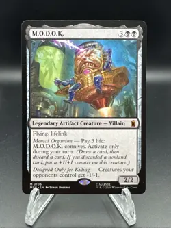 M.O.D.O.K. 106 Mythic Marvel Super Heroes Magic: The Gathering Near Mint - Image 1