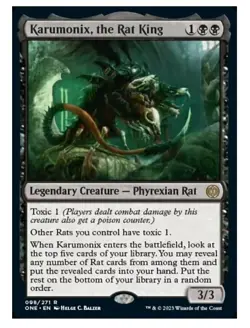 Karumonix, the Rat King Custom Commander Deck MTG Magic the Gathering - Image 1