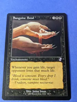 MTG Magic: Time Spiral Remastered: Sanguine Bond #350 Special - NM - Image 1