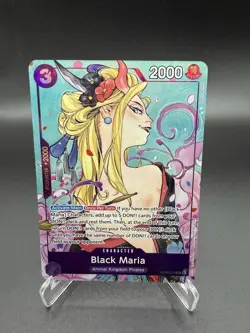 Black Maria (Illustration Box Vol.2) OP08-074 One Piece Promotion Cards Foil - Image 1