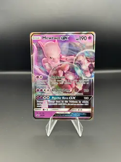 Mewtwo GX Sm196 - Sun & Moon Promos - NM - Pokemon TCG - Image 1