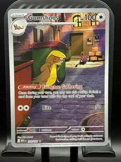 Gumshoos 153/132 Illustration Rare MEG Mega Evolution Pokemon NM - Image 1