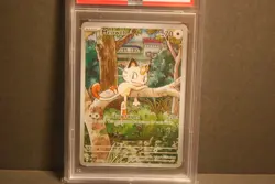 PSA 10 Gem Mint Meowth #106/094 Phantasmal Flames 2025 - Image 2