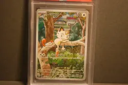 PSA 10 Gem Mint Meowth #106/094 Phantasmal Flames 2025 - Image 4