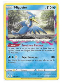Carte Pokemon Nigosier LOR 050/196 FR NEUVE rare EB11 Origine Perdue - Image 1