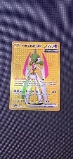 Pokemon Ultra Rare EX Card Bundle 8 Cards Iron Valiant HR Ogerpon Iono UR Lot - Image 4