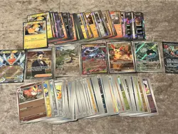 Pokemon Card Bundle Job Lot 100 cards with chance for bonus EX or Illustration - Image 1
