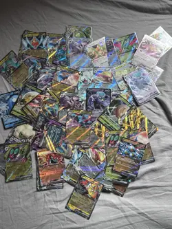 50 Japanese V and Ex Pokemon Card Bundle Job Lot Bulk Holos Rare NM Condition - Image 1