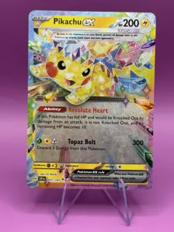 Pikachu ex English + Japanese Tera Lot 2 Card Bundle Pokemon - Image 2