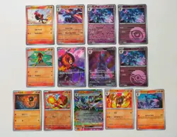 Charcadet Ceruledge Armarouge Pokemon Card Bundle AR Gem Exclusive EX Job Lot - Image 1