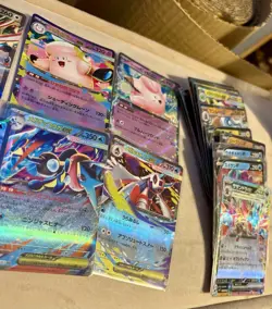 Pokemon Card Japanese EX Bundle Lot - 40x Cards Tera Pikachu, Mewtwo NM - Image 3