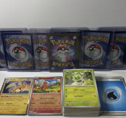 Pokemon 100 Card Lot w/ Guaranteed Hit + Holos | V / EX / IR Mystery Bundle - Image 1