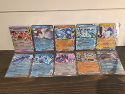 ​10 Pokemon ex Card Lot -Scarlet & Violet -Miraidon Lucario Ogerpon-RR Bundle NM - Image 1