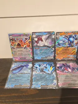 ​10 Pokemon ex Card Lot -Scarlet & Violet -Miraidon Lucario Ogerpon-RR Bundle NM - Image 2