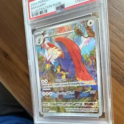 Pokemon Braviary Illustration Rare Holo Sv08 Surging Sparks #214/191 PSA 10 - Image 5