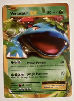 Venusaur EX 1/108 XY Evolutions Ultra Rare Pokemon Card Non-Holo - Image 1