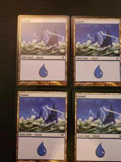 8x Basic Island #368 NM Tenth Edition 10th Mtg Magic Blue Land Mana Card - Image 2