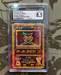 Pokemon TCG 2000 Ancient Mew Pokemon Holo Movie Promo Promo Card CGC 8.5 - Image 1