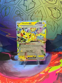 Pikachu EX Holo Double Rare Card 057/191 Sv08: Surging Sparks - Image 2