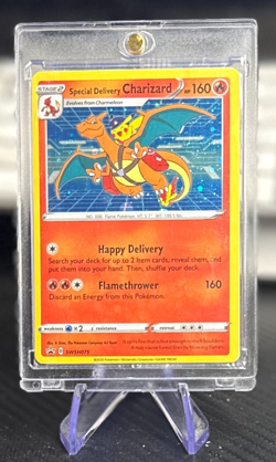 FACTORY SEALED Special Delivery Charizard SWSH075 Sword & Shield Promo Card Holo - Image 1