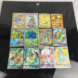 12 Card Pokemon V And Ex Full Art Lot Lucario Hisuian Zoroark Tapu Koko Drednaw - Image 1