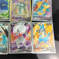12 Card Pokemon V And Ex Full Art Lot Lucario Hisuian Zoroark Tapu Koko Drednaw - Image 2