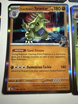 Pokemon Holo Reverse Holo 8 Card Lot Tyranitar Darkrai Sableye NM - Image 4