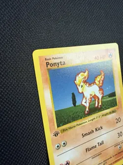 Pokemon Ponyta 60/102 1st Edition Shadowless Base Set Card Unplayed Near Mint - Image 4