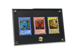 Yu-Gi-Oh! YuGiOh Stainless Egyptian God Cards 25th Anniversary Ra Slifer Obelisk - Image 1