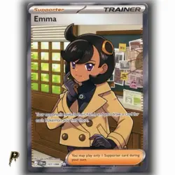 Pokemon Chaos Rising Emma 107/086 Ultra Rare Holo Card NM - Image 1