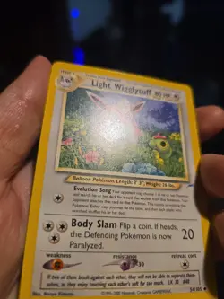 Pokemon TCG Light Wigglytuff Neo Destiny Card 54/105 Regular NEAR MINT - Image 2